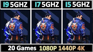 I5 12600K vs I7 12700K vs I9 12900K  Tested 20 Games [upl. by Aeynod]