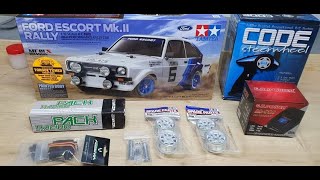 110 Scale Tamiya Ford Escort MKII MF01X 4x4 58687 Xtrac Rally 4K [upl. by Alket288]