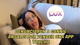 DENUNCIARON A CONNIE ANSALDI POR VENDER UNA APP TRUCHA [upl. by Derby]