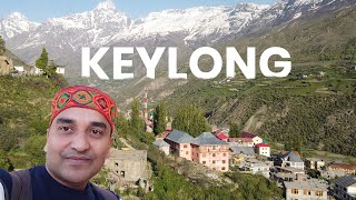 Keylong Tour via HRTC  Keylong City view  Keylong to Darcha HRTC Journey  Lahaul Valley [upl. by Adnaloj]