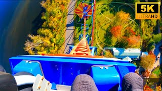 Superman The Ride POV 5K Six Flags New England Agawam MA [upl. by Ikcin]