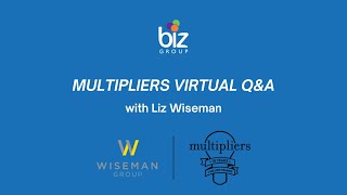 Q11 Dealing With Diminishers Question  Multipliers Virtual QampA with Liz Wiseman [upl. by Brittne389]