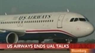 US Airways Says It Ended Merger Discussions With United Video [upl. by Suhpoelc]