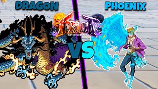 PHOENIX VS DRAGON FRUIT BATTLEGROUNDS [upl. by Crotty]