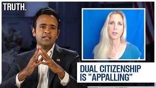 Dual Citizensip is quotAppallingquot  Ann Coulter and Vivek Ramaswamy Debate [upl. by Northrup]