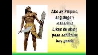 Ako Ay Pilipino lyrics with Kuh Ledesma [upl. by Homans]