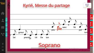 Kyrié Messe du partage  AELF  Pascal amp Etienne BAYARD  Soprano [upl. by Enattirb]