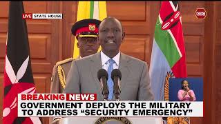 President William Ruto Addresses The Nation following Tuesdays Protests FULL SPEECH [upl. by Tacita]