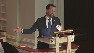 Full speech Jason Carter delivers eulogy at Former First Lady Rosalynn Carters memorial service [upl. by Irfan91]