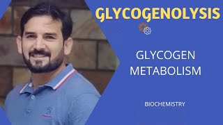 Glycogenolysis Breakdown of glycogen Steps of Glycogenolysis [upl. by Ennaul]