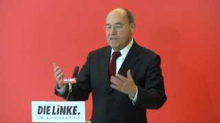 Gregor Gysi DIE LINKE Kabinettsklausur mit mageren Ergebnissen [upl. by Hamaso]