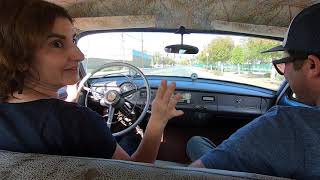 Round The Block 1953 Dodge Coronet Red Ram Hemi with Elana Scherr and Tom [upl. by Joann]