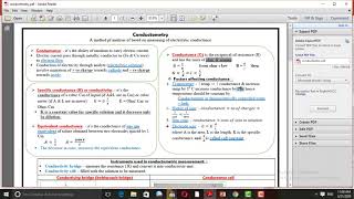 conductometry [upl. by Tallbot]