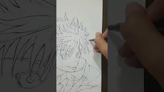 Im back😁 Gojo Purple Hollowshortstrendinganimegojosubscribedrawingartcomment [upl. by Hagar]