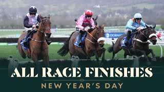 ALL RACE FINISHES FROM CHELTENHAM RACECOURSE ON NEW YEARS DAY [upl. by Bordiuk599]