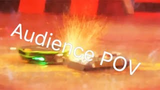 Carbide vs Rapid  Robot Wars series 10 audience POV [upl. by Ahsimik385]