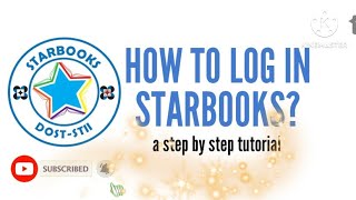 HOW TO LOG IN STARBOOKS OF DOSTARIELS CHANNEL [upl. by Aruat]