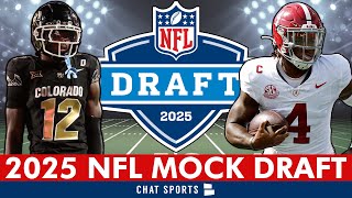 2025 NFL Mock Draft 1st Round Projections For All 32 NFL Teams Ft Travis Hunter amp Jalen Milroe [upl. by Esinehs399]