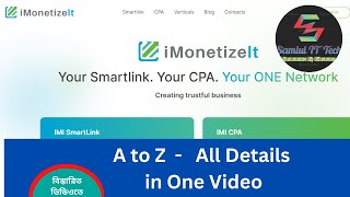 iMonetizeIt Networks approved and iMonetizeIt all details in one video  Bangla tutorial [upl. by Eednam555]