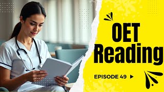 OET Reading Practice Test 49 Best material All profession  OET Answers Official [upl. by Fasta]