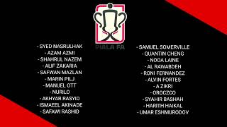 LINE UP SELANGOR vs TERENGGANU  FA CUP 2024  LIVE SELANGOR  SELANGOR LIVE [upl. by Nalro]