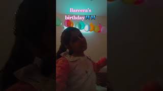 Bareeras Birthday happybirthday birthdaygirl birthday [upl. by Zoila]