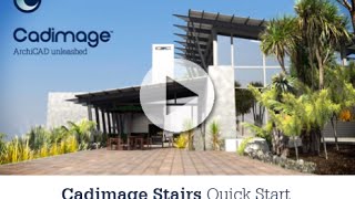 Introduction to Cadimage Stairs in ArchiCAD 18 [upl. by Acile442]