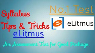 eLitmus Syllabus  Tips and Tricks [upl. by Nileek860]