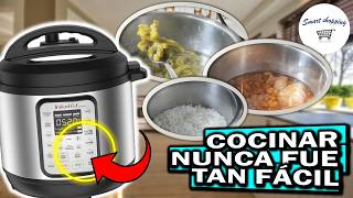 Tutorial Instant Pot cocina pollo nopales arroz y fríjoles paso a Paso😋🫘🍗🍛 [upl. by Ishmael]