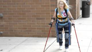 Paralyzed Patient Walking with ReWalk [upl. by Noevad]