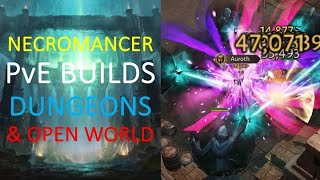 New great Necromancer builds for dungeons and open world farming Autumn 2024 edition with gameplay [upl. by Euqininod]