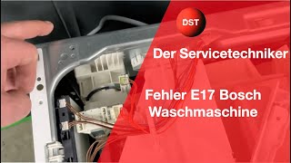 Fehler E17 Bosch Waschmaschine [upl. by Ecnarrot]