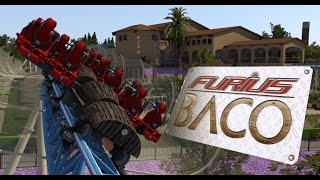 FURIUS BACO  Port Aventura  Intamin Wing Coaster  Nolimits 2 [upl. by Ardaid]