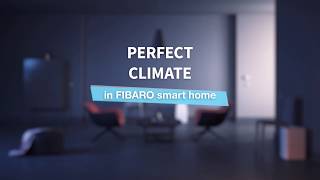 Smart HVAC automation  smart home by FIBARO [upl. by Yekcor]