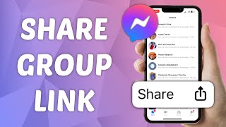 How to Share Messenger Group Link [upl. by Ahseyk]