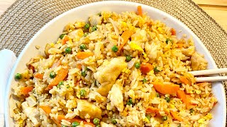 EASY Chicken Fried Rice [upl. by Ecnatsnoc]