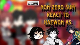 Non zero sum Manhwa React to Haewon as Tomioka Giyuu  Demon slayerxNon zero sum — · Bad English [upl. by Rfinnej]