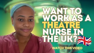 HOW TO BECOME A THEATRE NURSE IN THE UK nursinglife usrn greenscreen [upl. by Desimone]