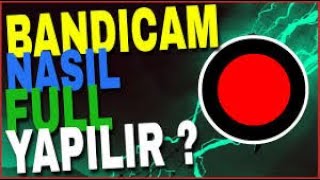 BANDICAM YAZISI NASIL KALDIRILIR [upl. by D'Arcy794]