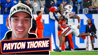 Auburn Runs WILD at Kentucky  Auburn QB Payton Thorne on The Next Round [upl. by Assennej408]