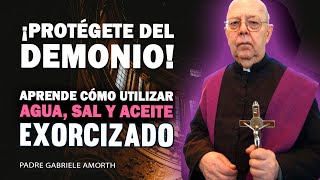 Aprende cómo protegerte del demonio con estos tres sacramentales  AGUA ACEITE Y SAL EXORCIZADA [upl. by Gwen]