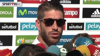 Sergio Ramos quotChicharito ha marcado una época en el fútbolquot [upl. by Yerak]