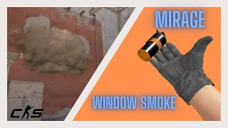 THE EASIEST MIRAGE SMOKE FOR WINDOW CS2 [upl. by Sirraj22]