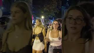 Insane Crowds Take Over Quebec City Streets postmalone quebec festival [upl. by Ataynik832]