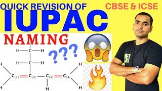 HOW TO WRITE IUPAC NAMES OF ORGANIC COMPOUNDS CLASS 10 11 BASIC [upl. by Seagraves]