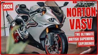 2024 Norton V4SV  The Ultimate British Superbike Experience  Motorbikespace [upl. by Carita117]