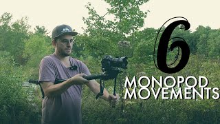 6 Easy MONOPOD Shots for Filmmaking  Manfrotto Video Monopod XPRO [upl. by Emylee]