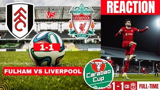 Fulham vs Liverpool 11 Live Stream Carabao Cup Semi Final EFL Football Match Score Highlights 2024 [upl. by Twyla]