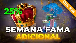 Como APROVECHAR el Fin de Semana de 25 FAMA DICIONAL  Dia 23 en Albion Online [upl. by Florence]