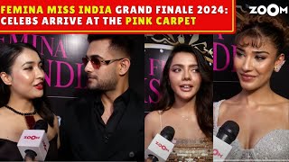 Femina Miss India 2024 Grand Finale Nehal Chudasama Sanam Puri Ruhi Singh and others ATTEND [upl. by Nas130]